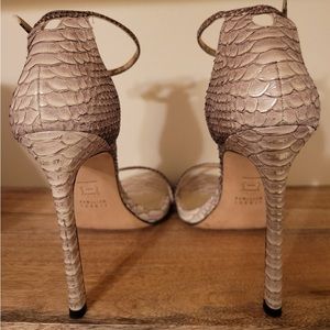 Stuart Weitzman Python Nudist Heel